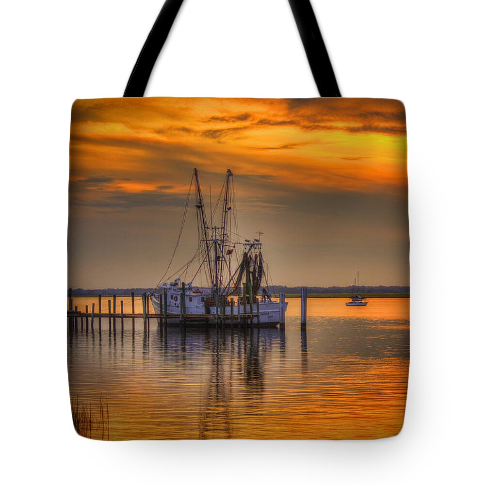 Art Prints Tote Bag featuring the photograph Golden Evening by Dave Bosse