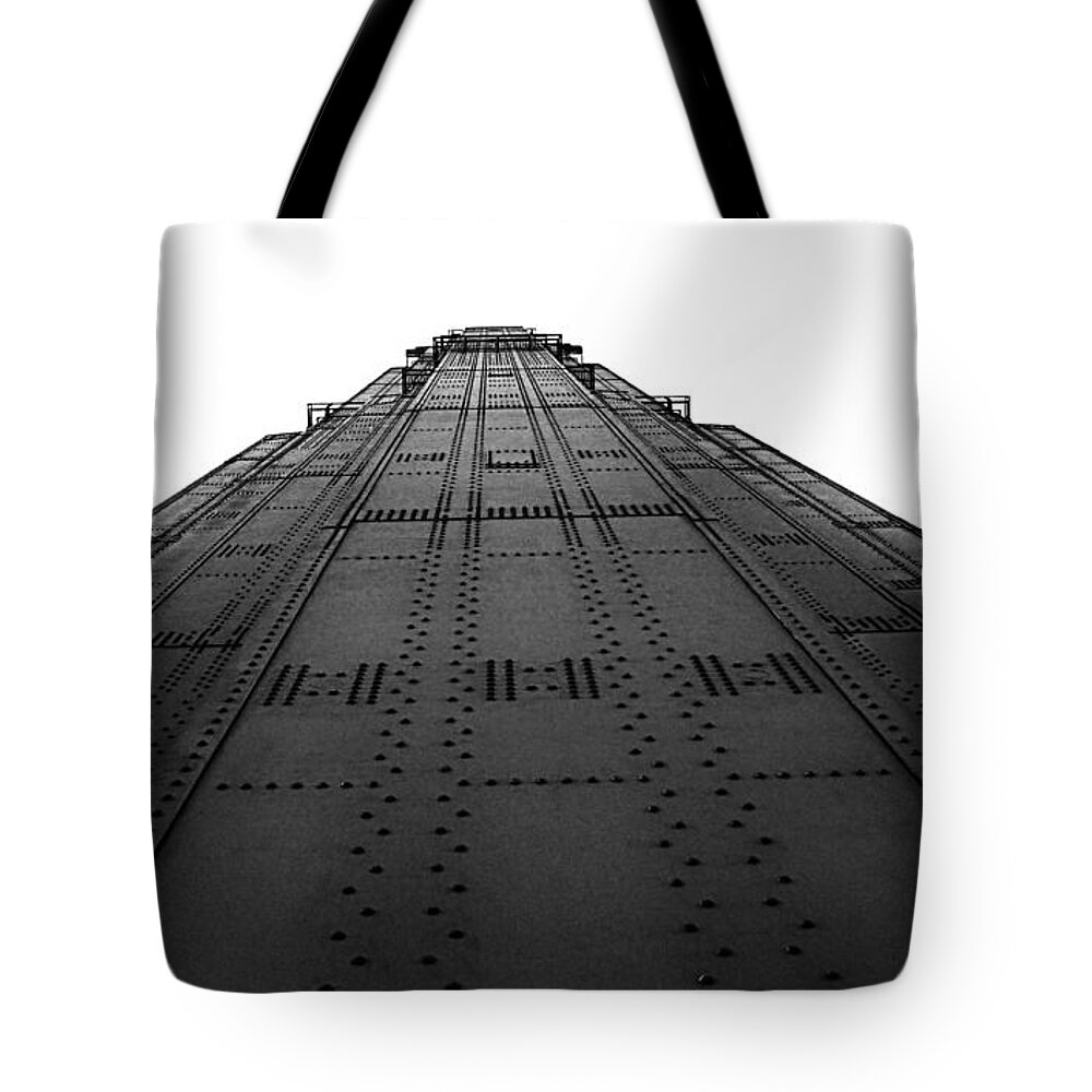 Bridge Tote Bag featuring the photograph Golden Gate Bridge Black and White by Pelo Blanco Photo