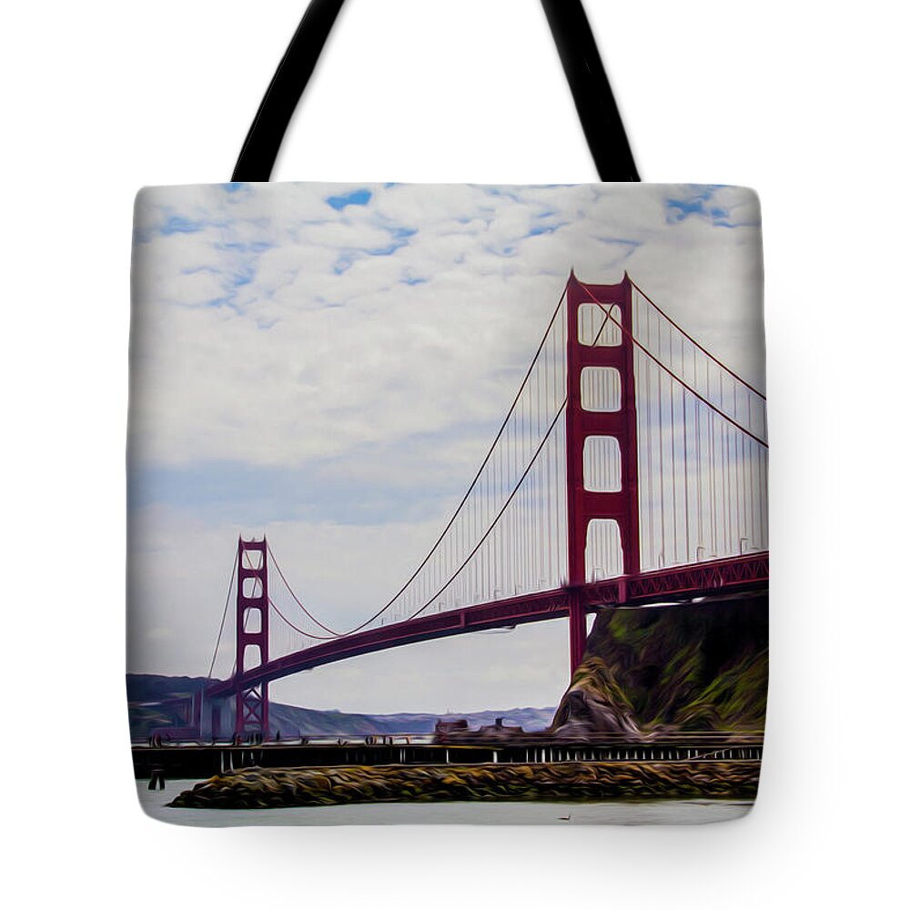 San Francisco Tote Bag featuring the photograph Golden Gate Bridge by Stuart Manning
