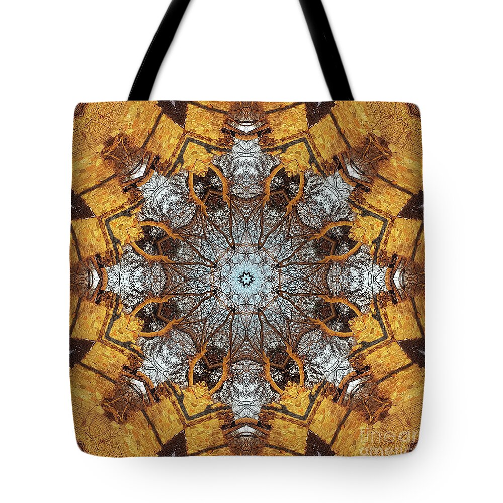 Kaleidoscope Patch Tote Bag