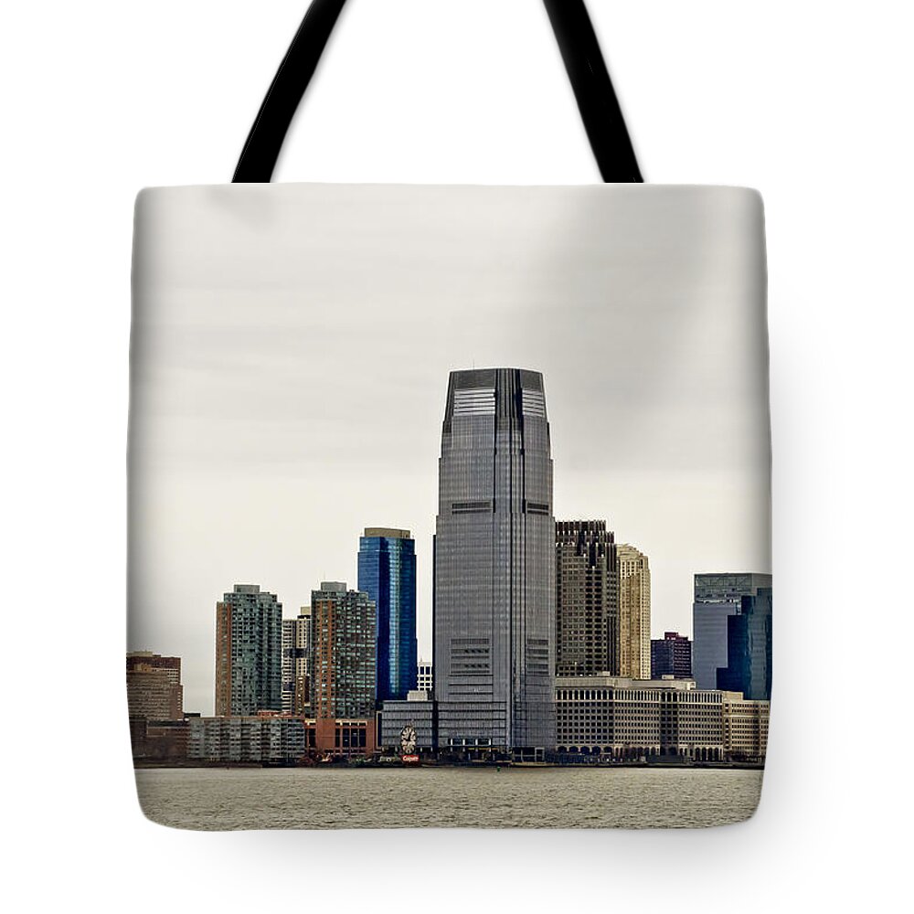 Goldman Sachs Tote Bag featuring the photograph Goldman Sachs tower. by Elena Perelman