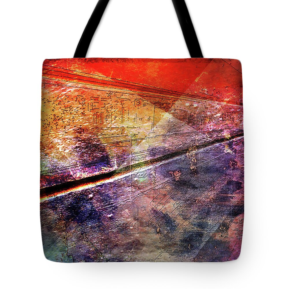 Gone Tote Bag featuring the digital art Gone by Linda Carruth
