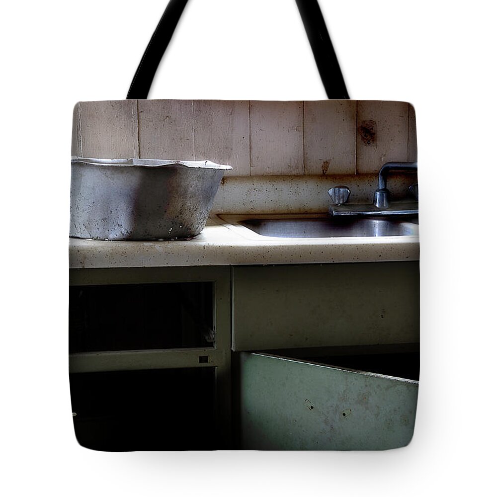 Abandoned Home Tote Bag featuring the photograph Gone by Mike Eingle