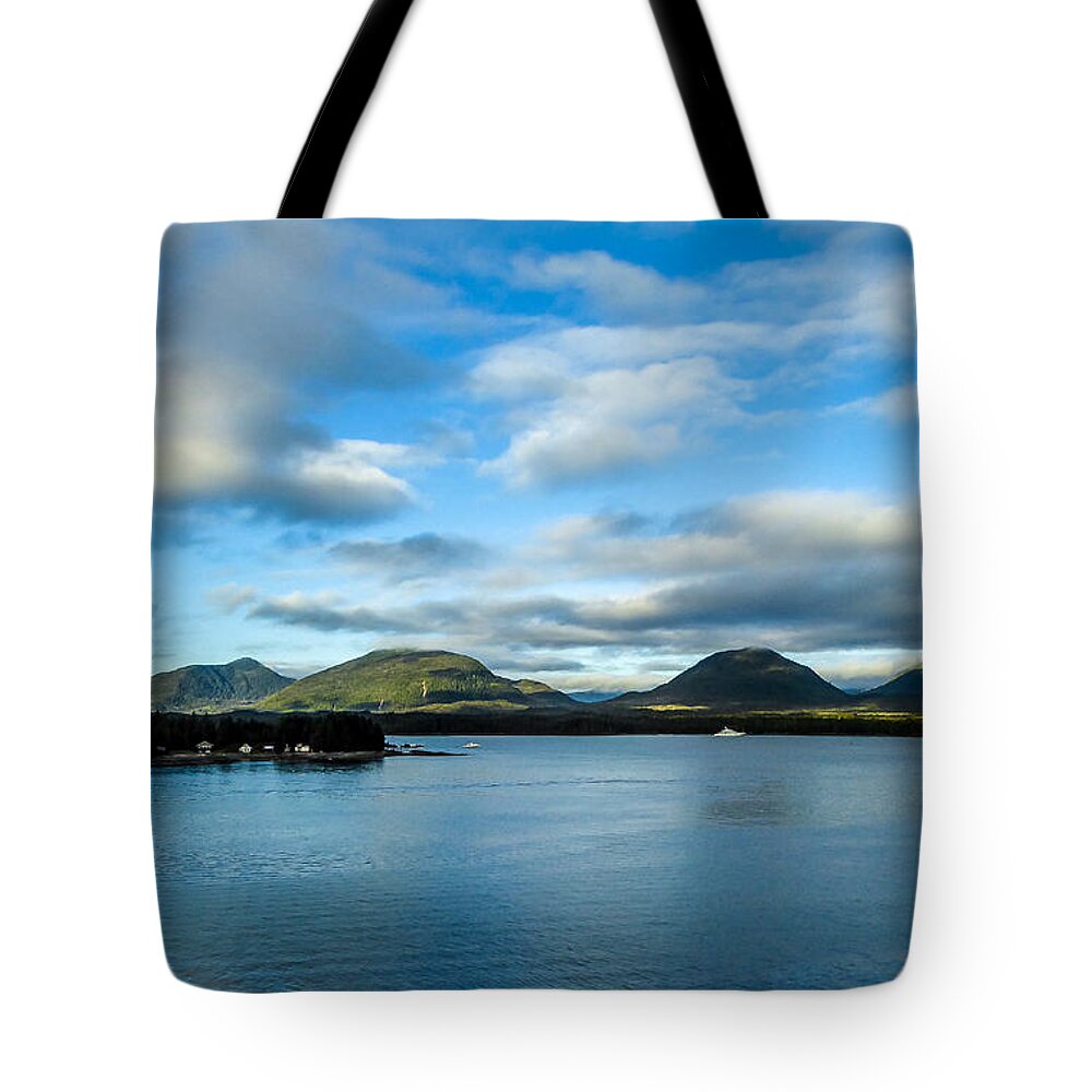 Alaska Tote Bag featuring the photograph Good Morning Alaska by Pamela Newcomb