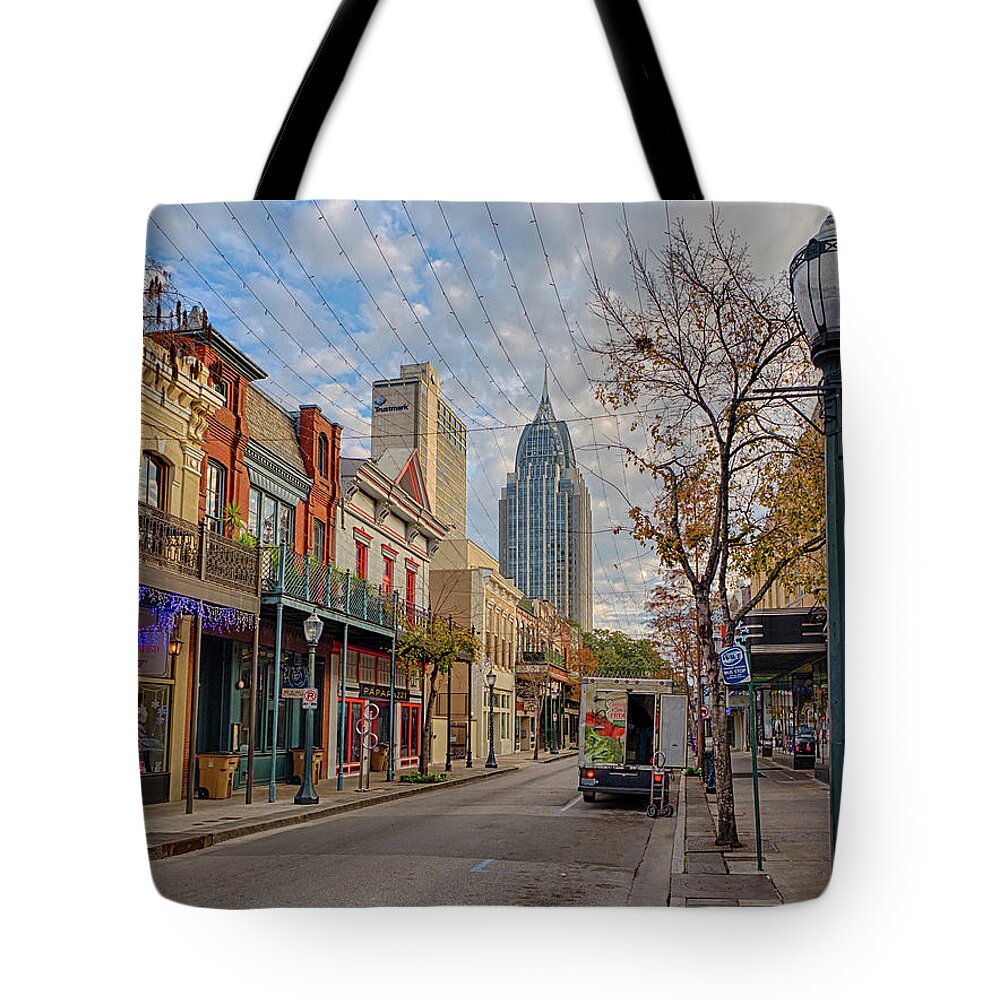 Morning Tote Bag featuring the photograph Good Morning Mobile by Brad Boland