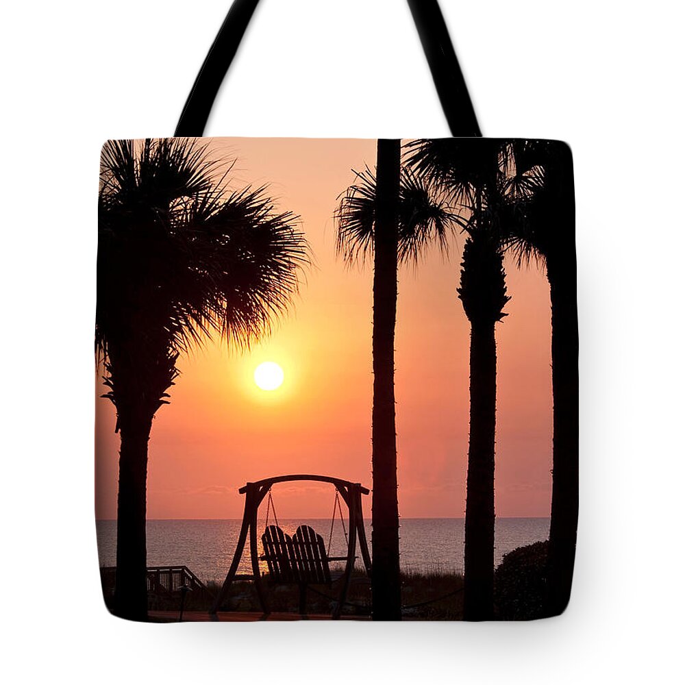 Sunrise Tote Bag featuring the photograph Good Morning by Steven Sparks
