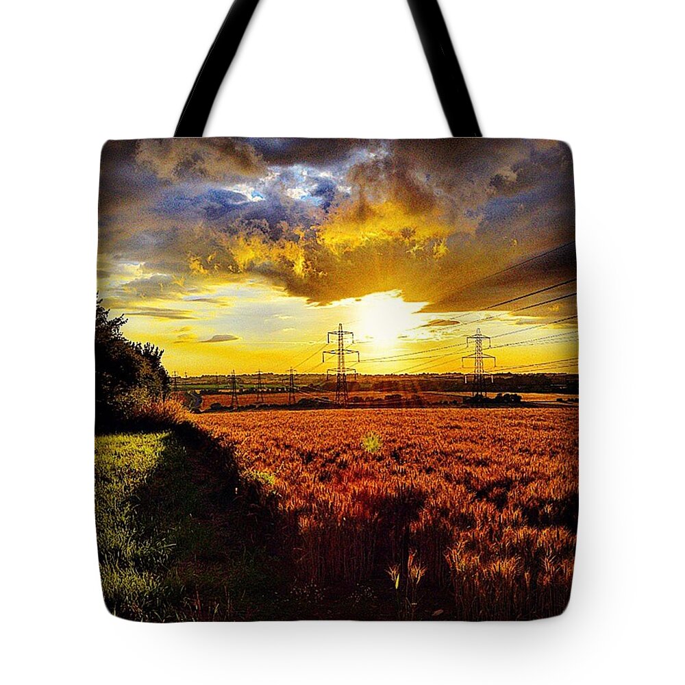 Beautiful Tote Bag featuring the photograph Good Old British Countryside Got To by Richard Atkin