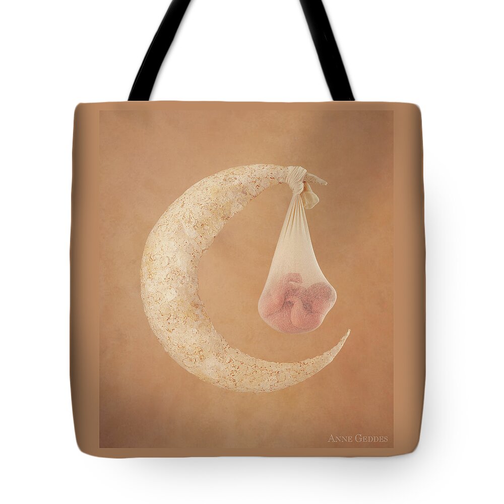 Moon Tote Bag featuring the photograph Goodnight Moon by Anne Geddes