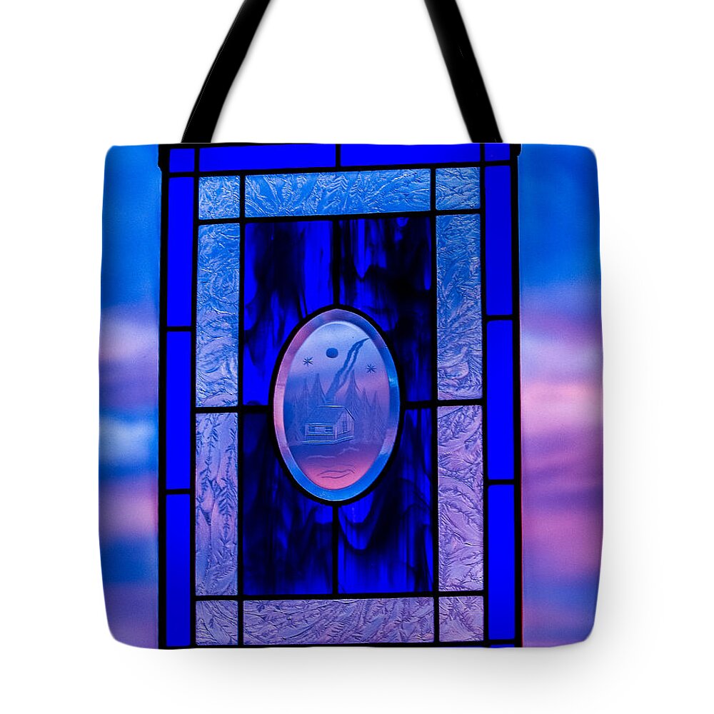 Stained Glass Tote Bag featuring the photograph Got the Blues by E Faithe Lester
