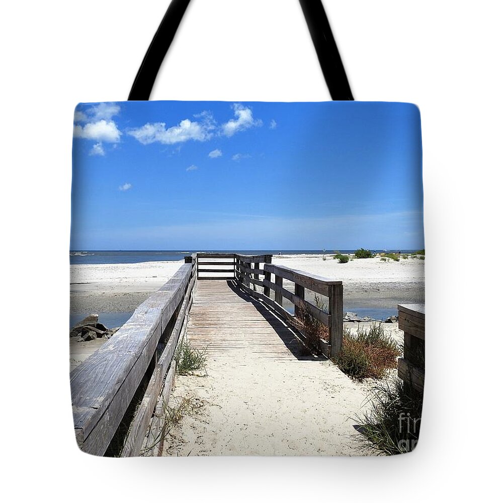 Gould's Inlet Tote Bag featuring the photograph Gould's Inlet Enchantment by Jan Gelders