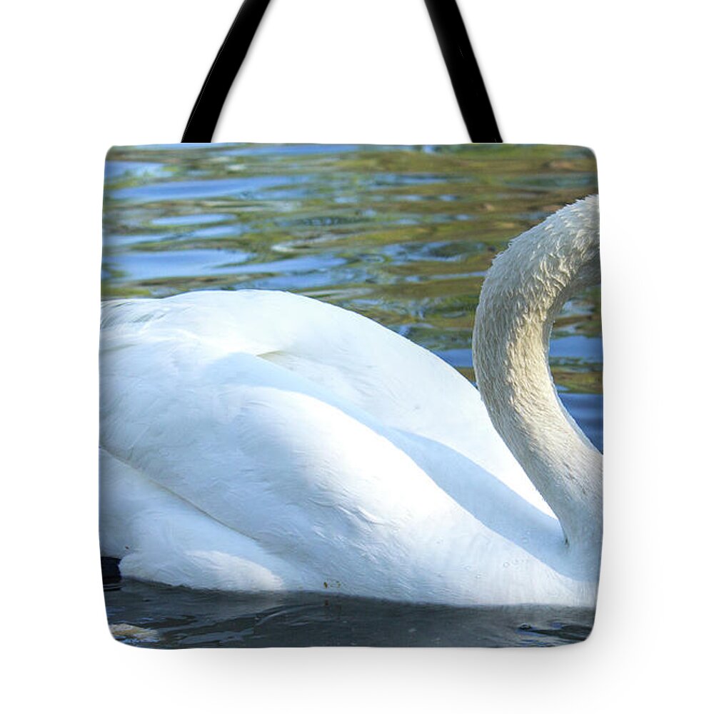 Swan Tote Bag featuring the photograph Grace by Holly Ross