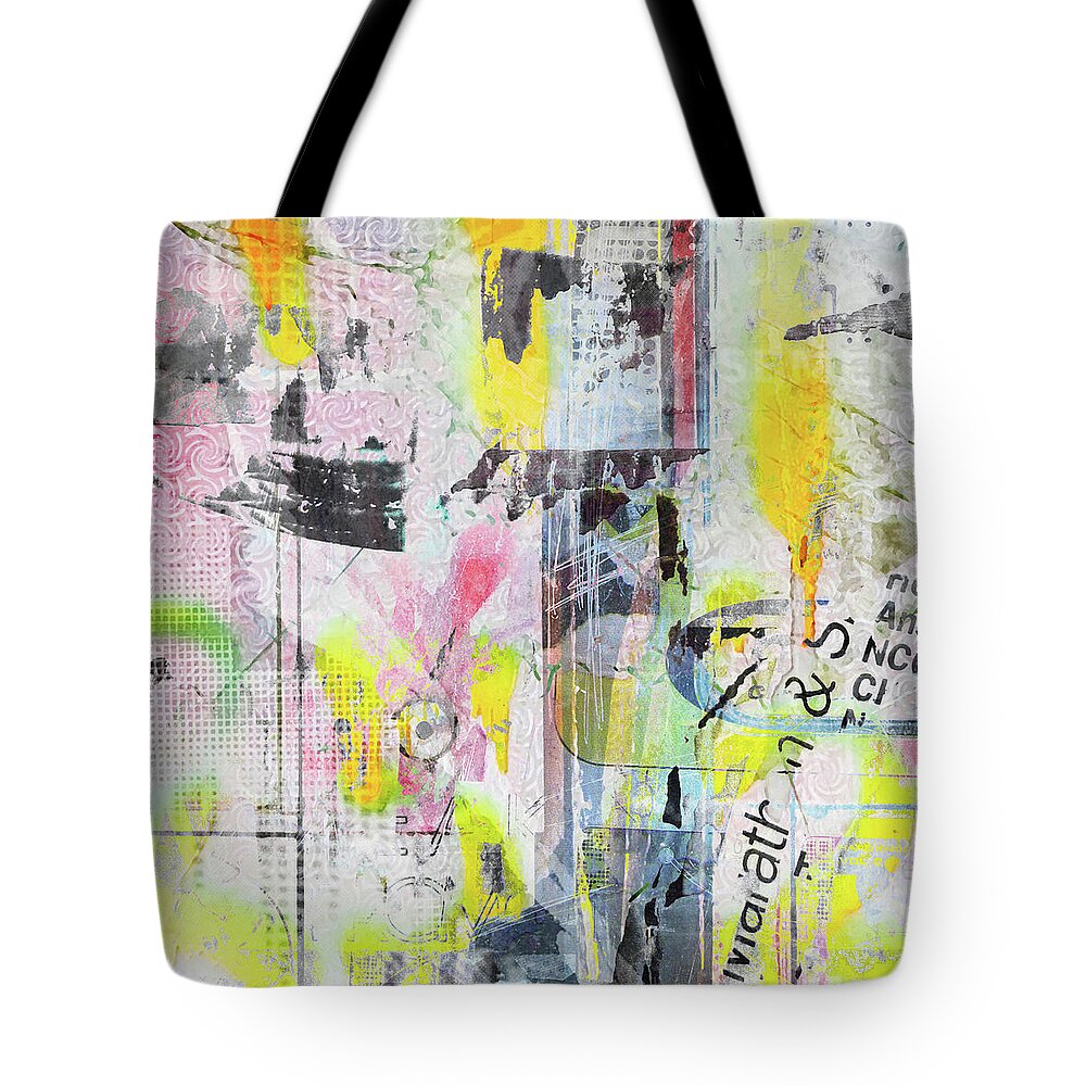 Urban Tote Bag featuring the digital art Graffiti Graphic by Roseanne Jones