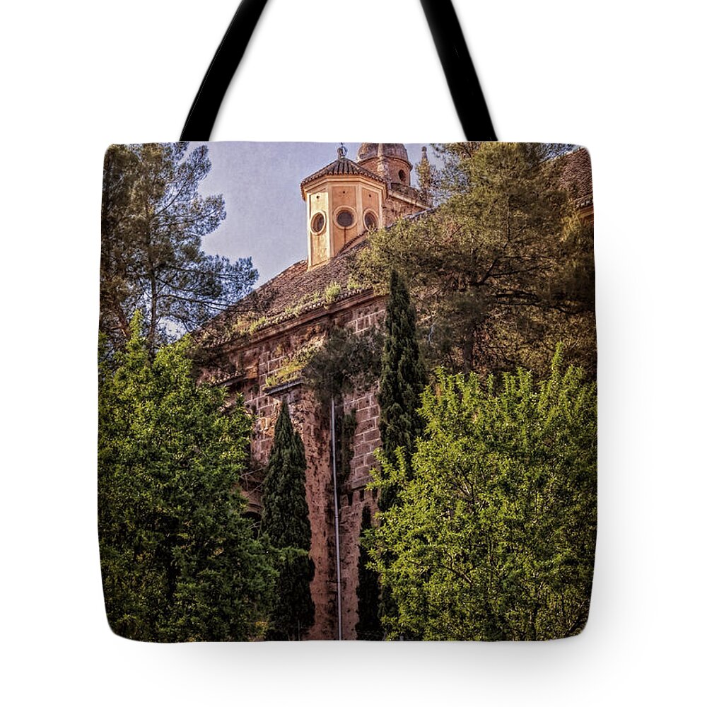 Joan Carroll Tote Bag featuring the photograph Granada Monastery by Joan Carroll