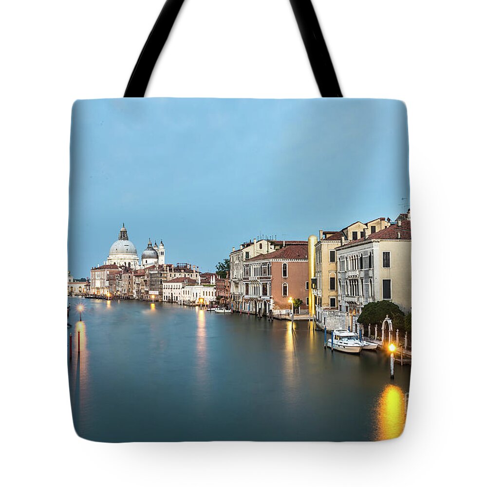 Grand Canal - Venice Tote Bag featuring the photograph Grand Canal in Venice, Italy by Didier Marti