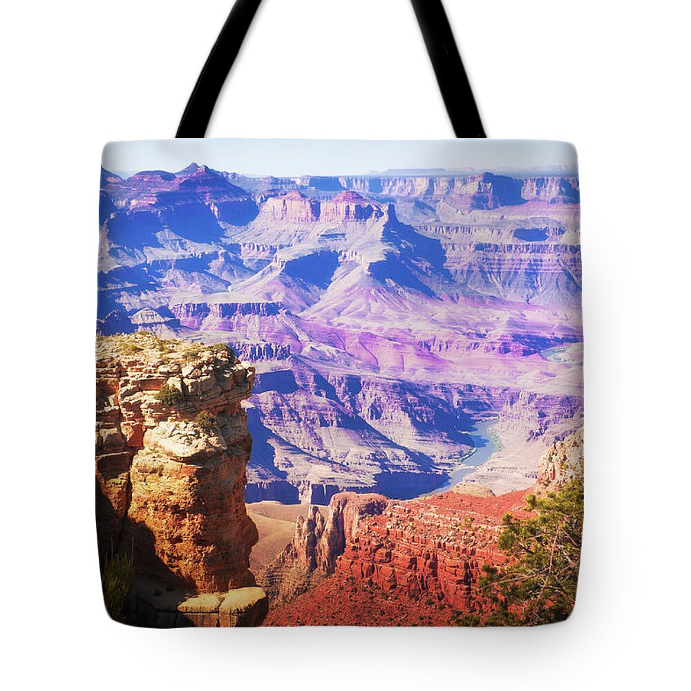 Grand Canyon Tote Bag featuring the photograph Grand Canyon Arizona 5 by Tatiana Travelways
