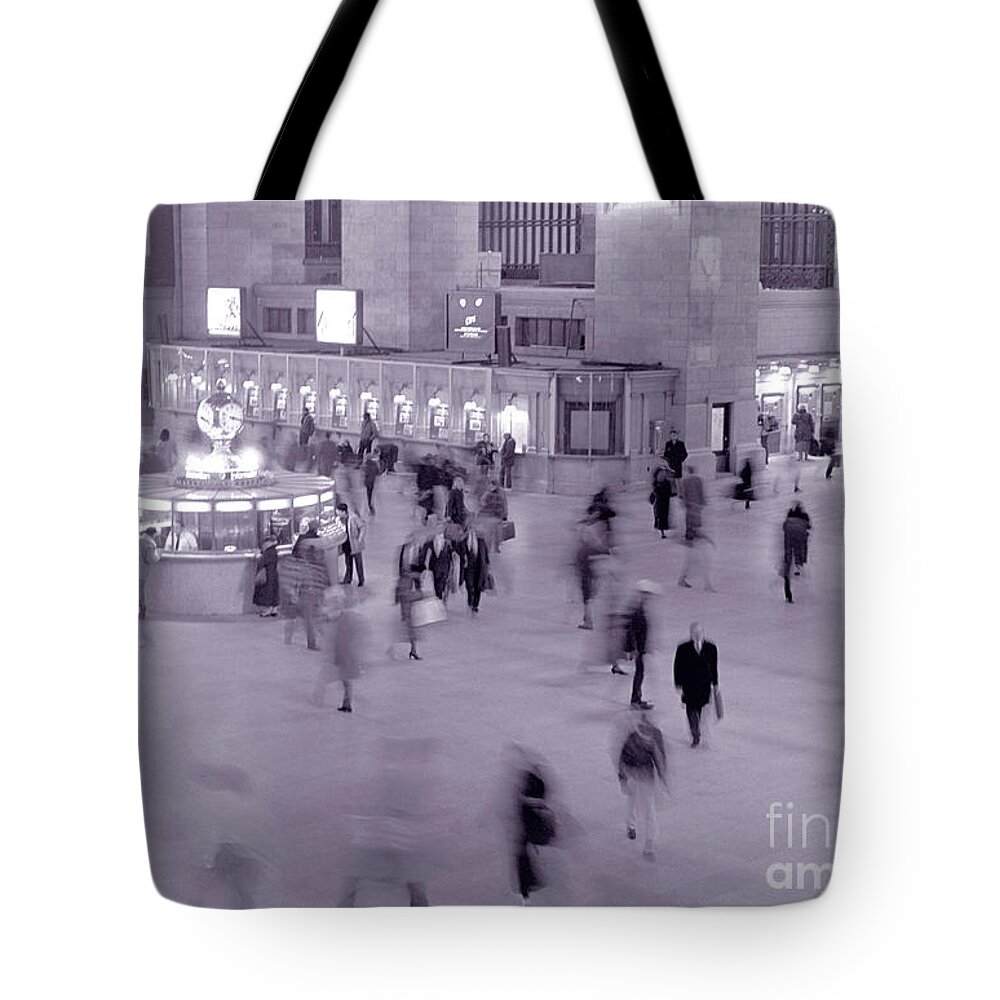Fast Tote Bag featuring the photograph Grand Central in Motion by Tom Wurl