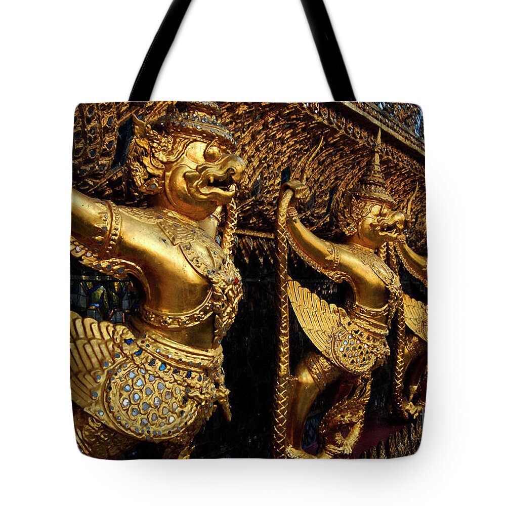  Tote Bag featuring the photograph Grand Palace Bangkok 3 by Bob Christopher