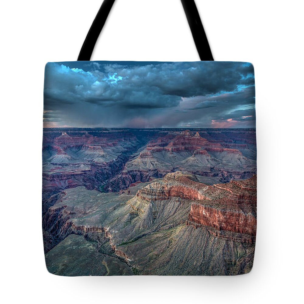 Grand Canyon Tote Bag featuring the photograph Grand Scenery in the Canyon by Pierre Leclerc Photography