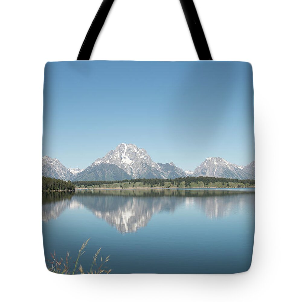 Mountain Tote Bag featuring the photograph Grand Teton by Hyuntae Kim