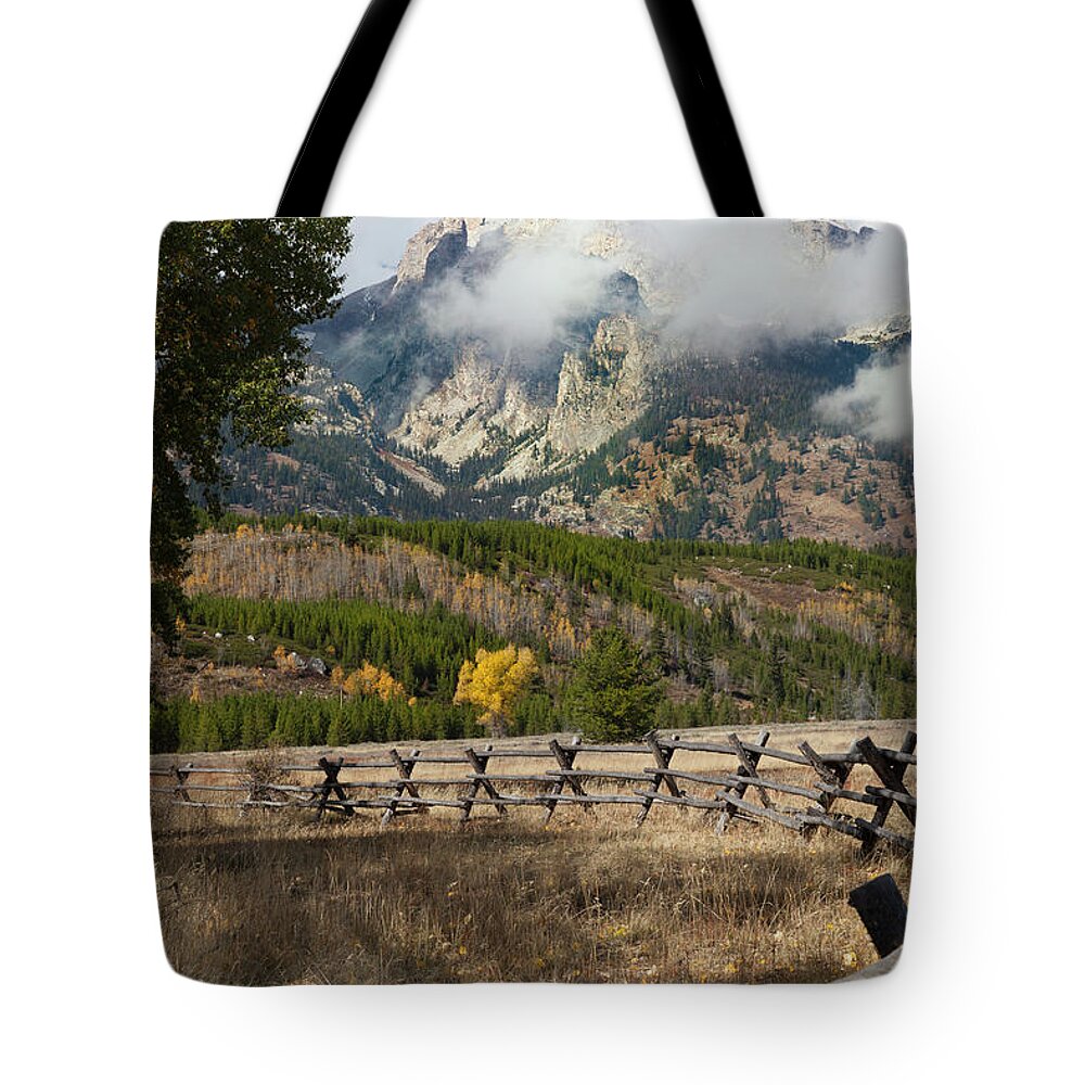 Grand Teton Tote Bag featuring the photograph Grand Teton National Park, Wyoming by Greg Kopriva