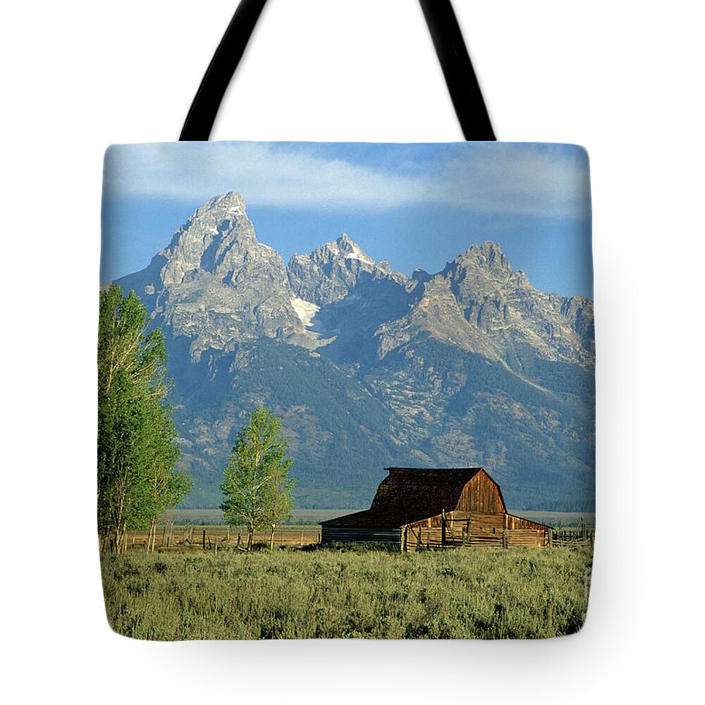 Barn Tote Bag featuring the photograph Grand Teton National Park, Wyoming by Kevin Shields