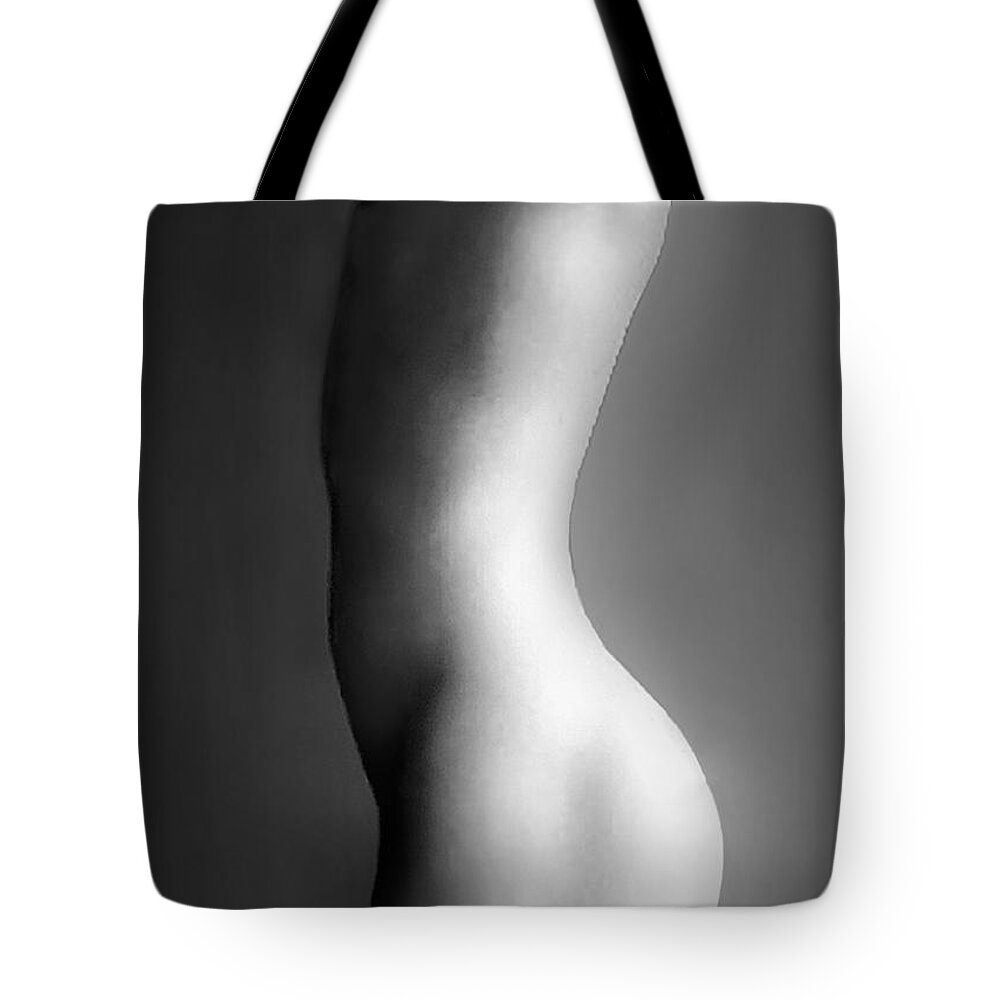  Tote Bag featuring the digital art Andro by James Lanigan Thompson MFA