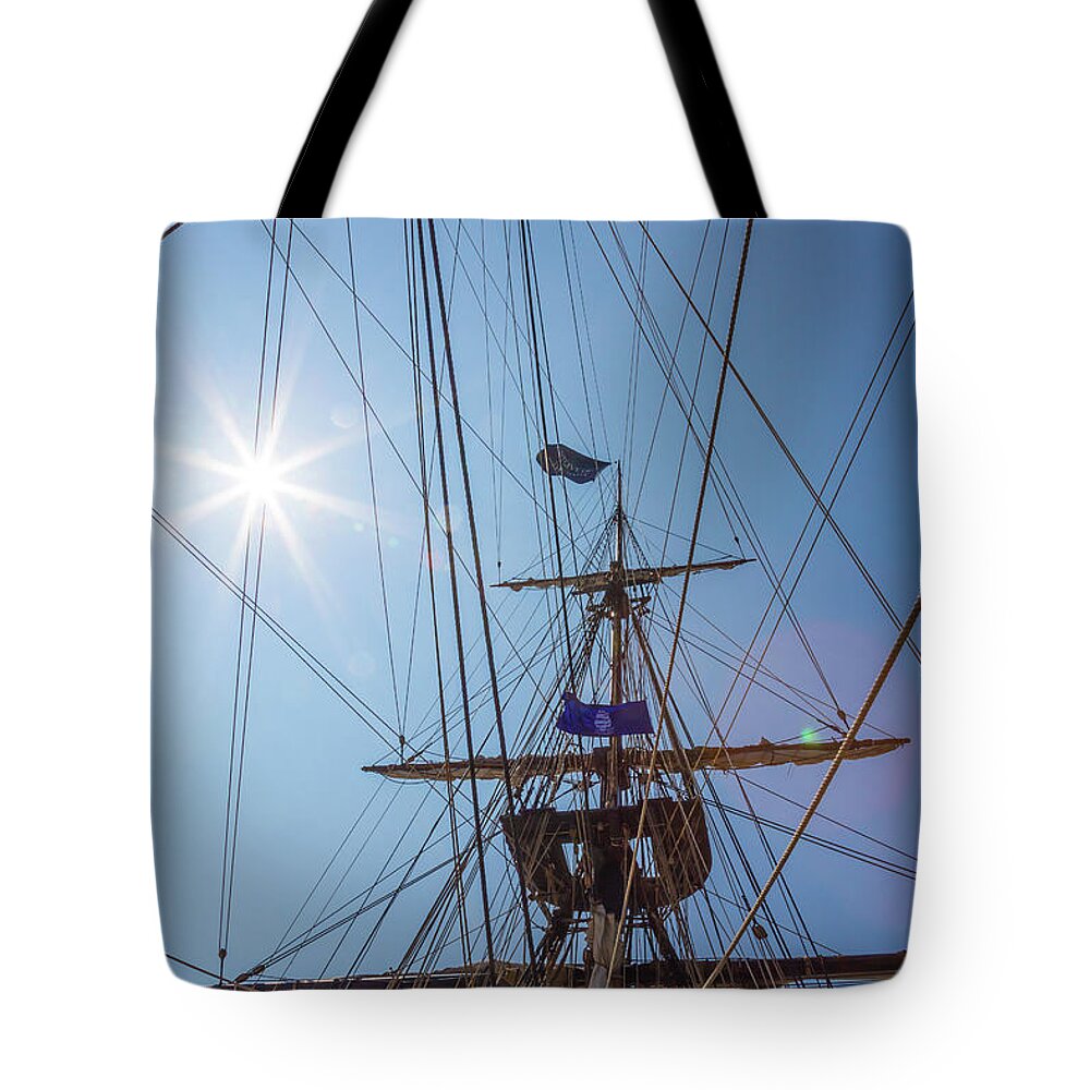 Niagara Tote Bag featuring the photograph Great Day To Sail A Tall Ship by Dale Kincaid
