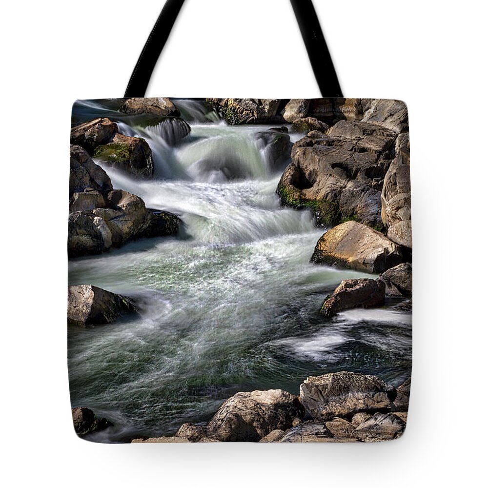 Great Falls Tote Bag featuring the photograph Great Falls Overlook #4 by Stuart Litoff