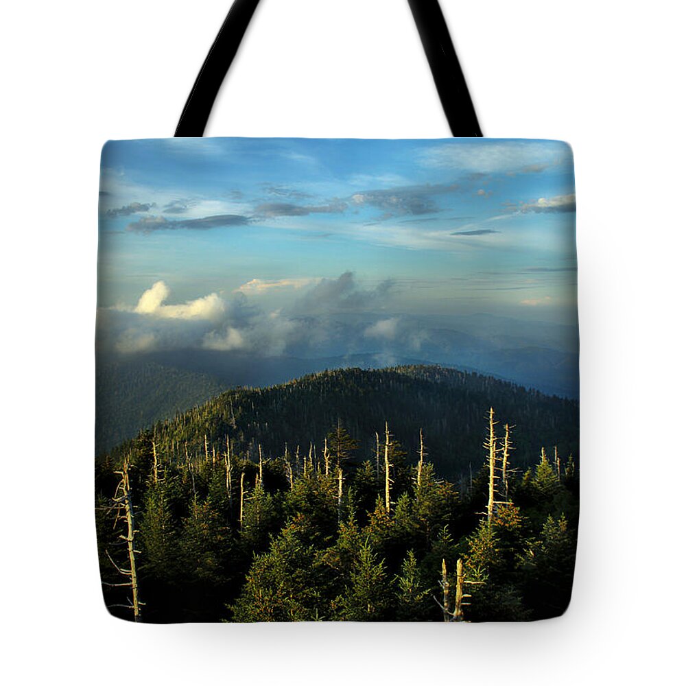 Great Smokies Tote Bag featuring the photograph Great Smokies by Jessica Brawley