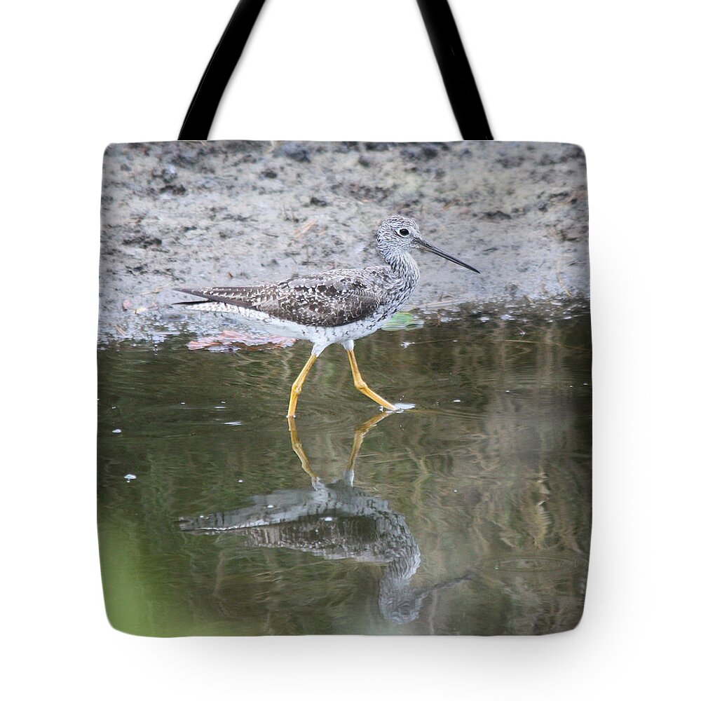 Greater Yellowleg Tote Bag featuring the photograph Greater Yellowleg by Captain Debbie Ritter