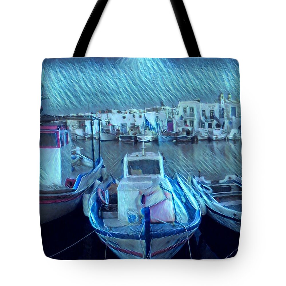 Colette Tote Bag featuring the photograph Greek Island House by Colette V Hera Guggenheim