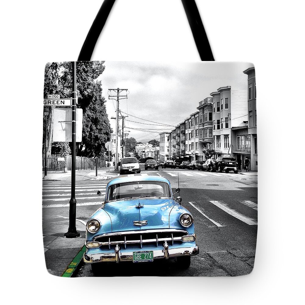  Tote Bag featuring the photograph Green Street by Julie Gebhardt