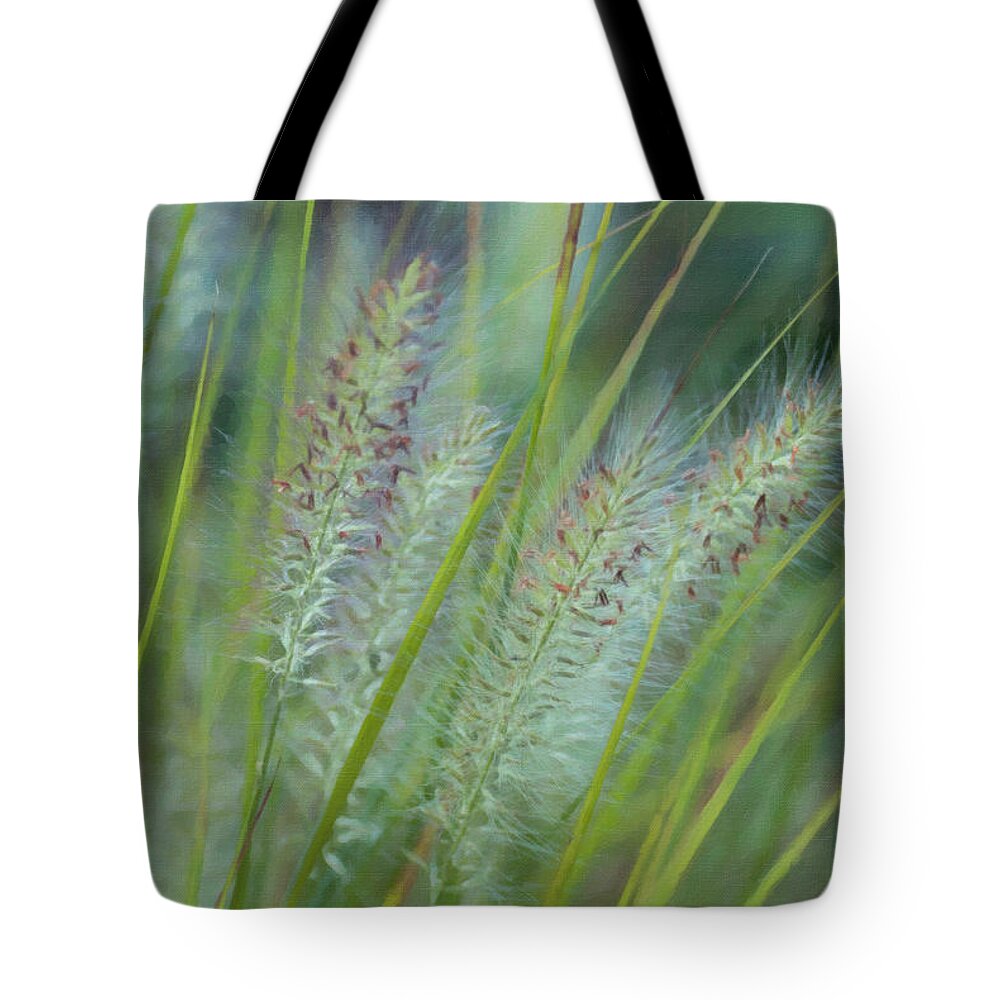 Greensleeves Natures Song Tote Bag featuring the mixed media Greensleeves by Don Wright