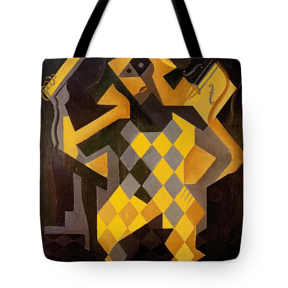 1919 Tote Bag featuring the photograph Gris: Harlequin by Granger