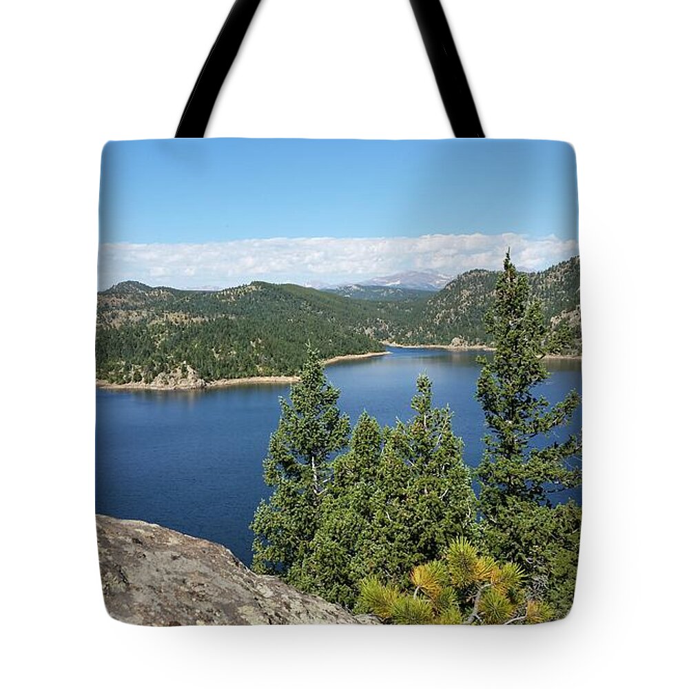 Beautiful Colorado Tote Bag featuring the photograph Gross Reservoir by Dennis Boyd