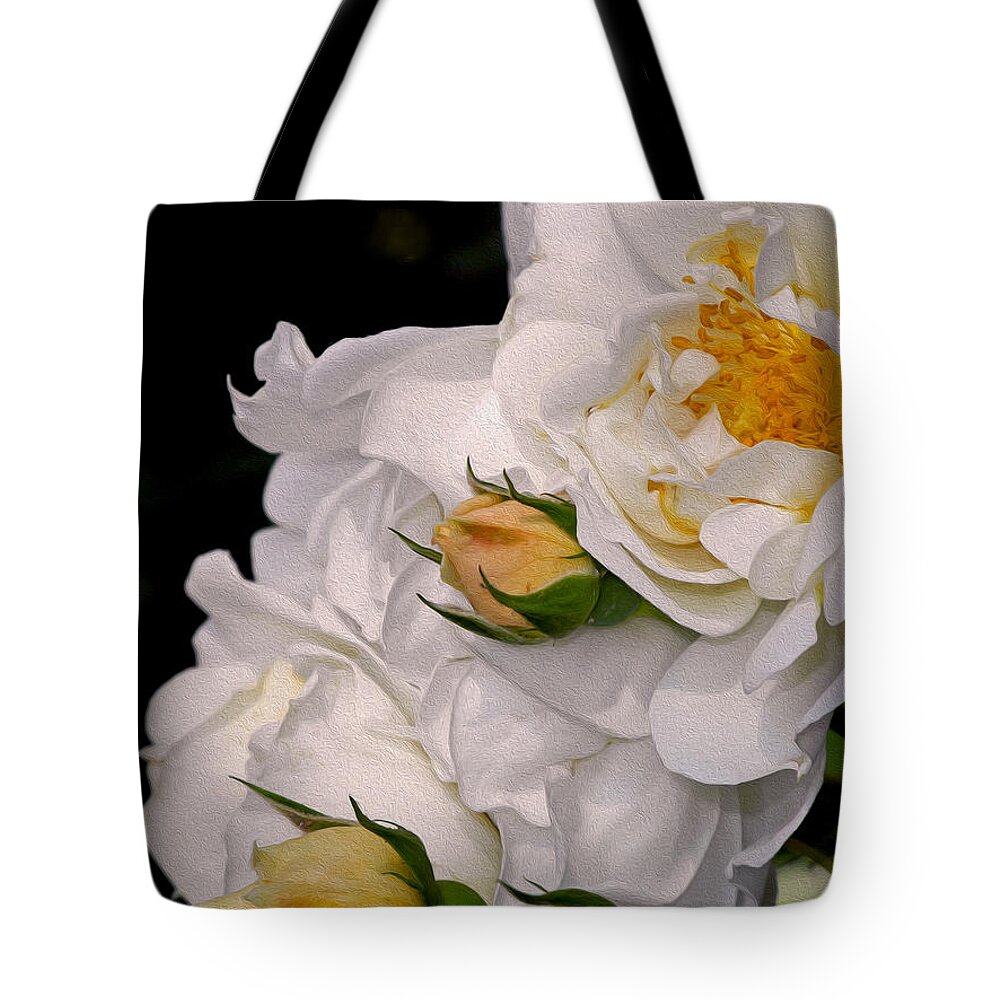 Roses Tote Bag featuring the photograph Growing Like the Wind by Lynda Lehmann