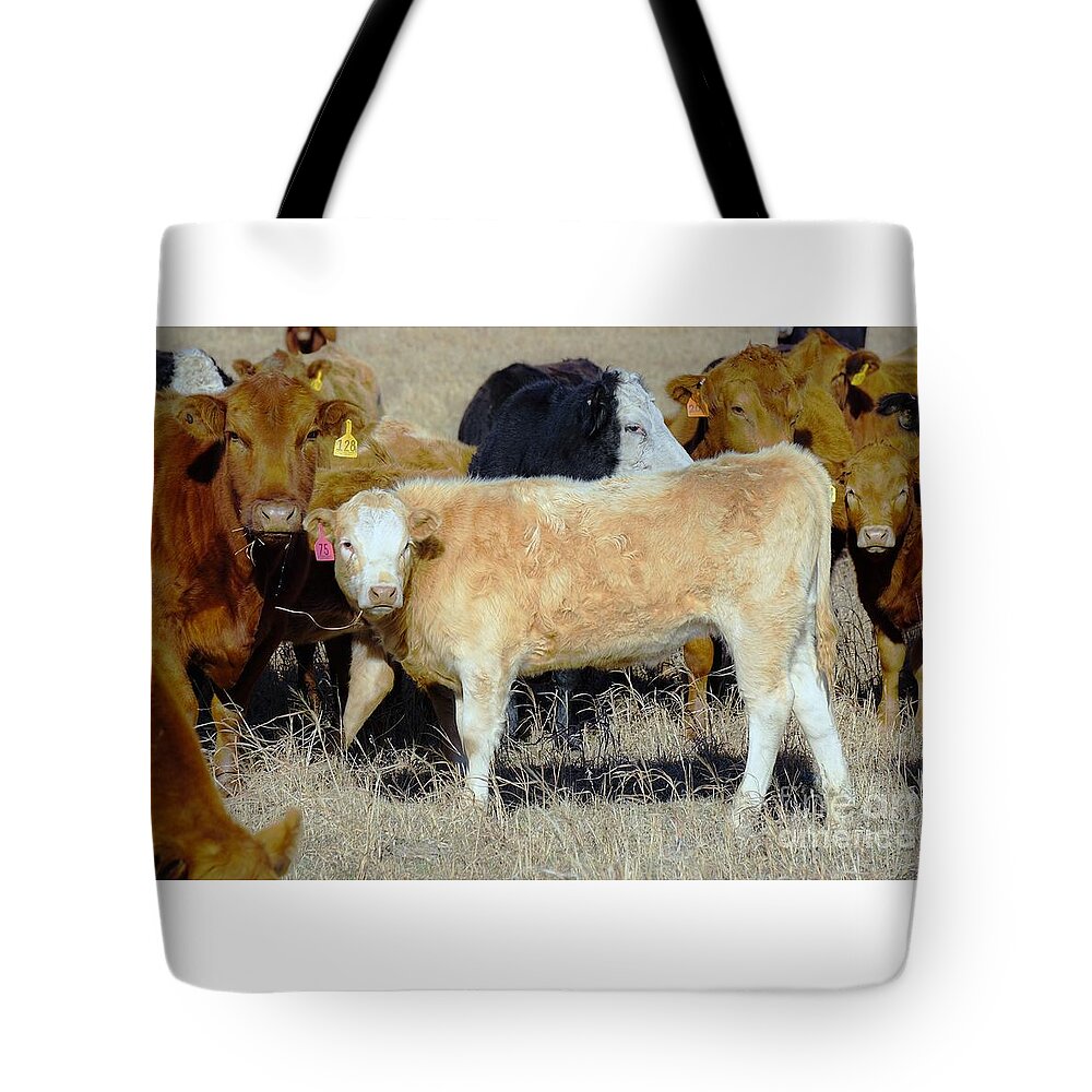 Calf Tote Bag featuring the photograph Growing up by Merle Grenz