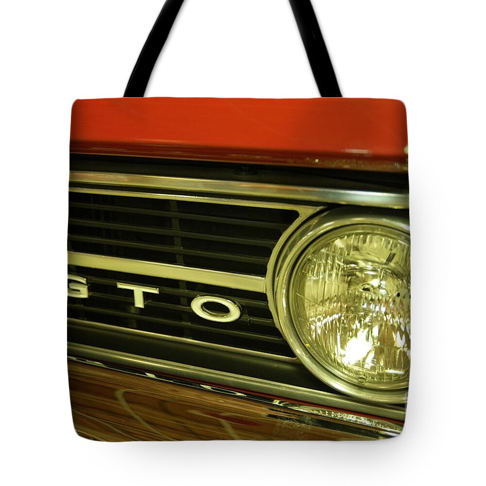 Car Tote Bag featuring the photograph GTO by Jeff Swan