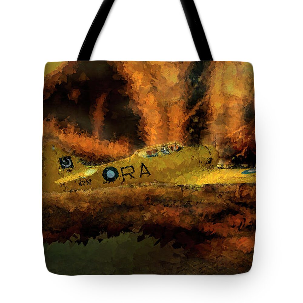 Paf Vintage Aircraft Tote Bag featuring the digital art Guardians of the Skies PAF by Syed Muhammad Munir ul Haq