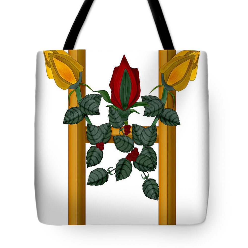 H Tote Bag featuring the painting H is For Hope by Anne Norskog