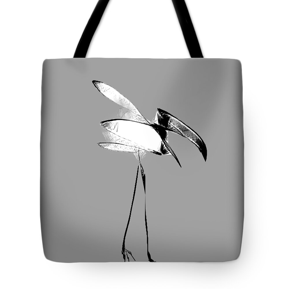 Creature Tote Bag featuring the digital art Haggard by Asok Mukhopadhyay