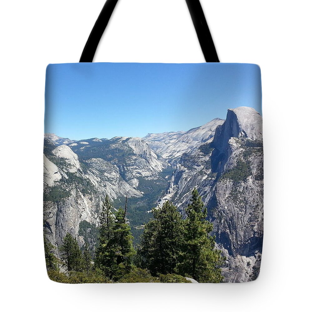 Half Dome Tote Bag featuring the photograph Half Dome by Derek Ryan Jensen