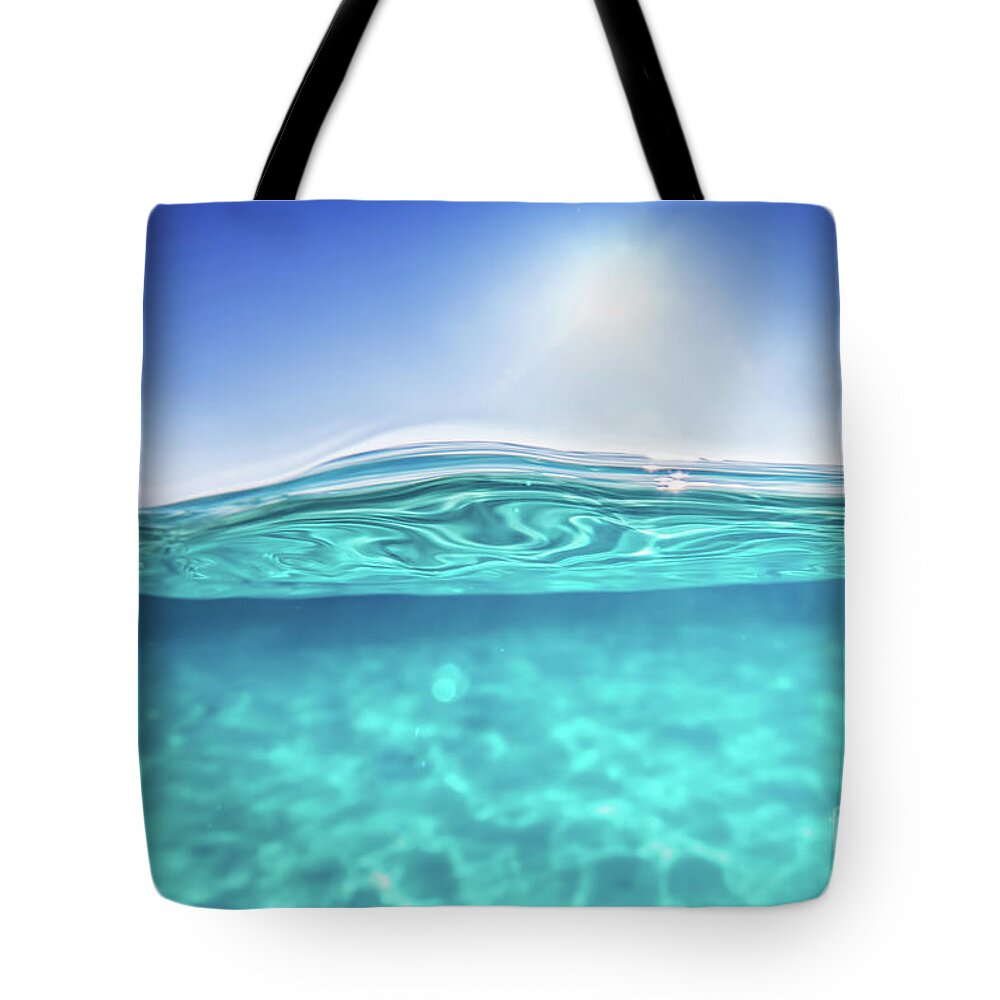 Beach Pool and Yoga Tote Bag - Island Paradise (Turquoise)
