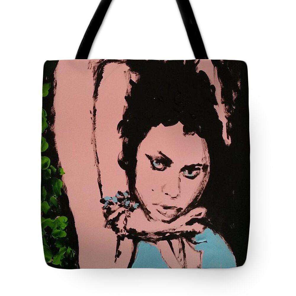 Pose Tote Bag featuring the painting Hands up sketch II by Bachmors Artist