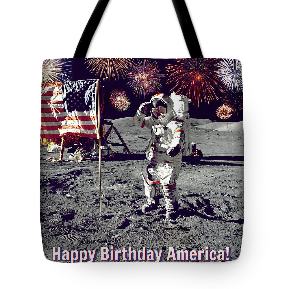 4th Of July Tote Bag featuring the photograph Happy Birthday America by Aurelio Zucco