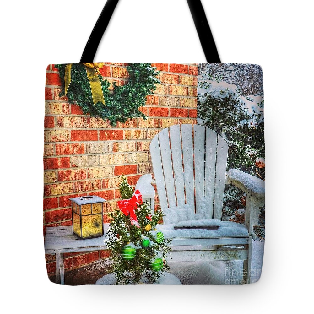 Christmas Cards Tote Bag featuring the photograph Happy Holidays by Debbi Granruth