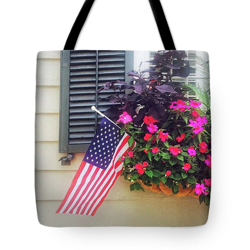 Lowcountry Tote Bag featuring the photograph Happy Independence Day From Charleston! by Cassandra M Photographer