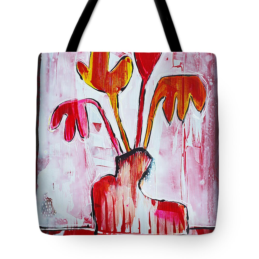 Flower Art Tote Bag featuring the photograph Happy Poppy by DAKRI Sinclair