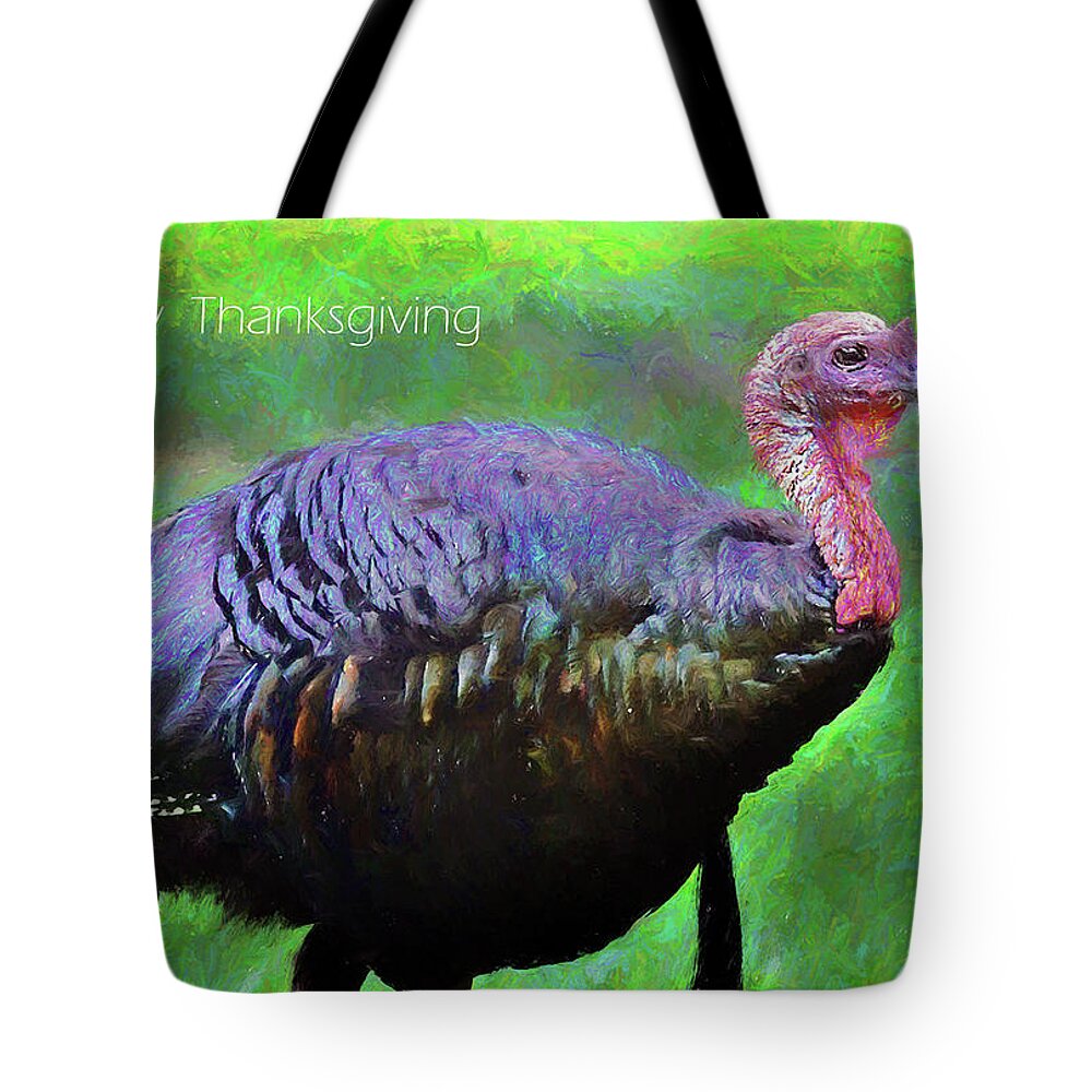 Happy Thanksgiving Tote Bag featuring the photograph Happy Thanksgiving by Diane Giurco