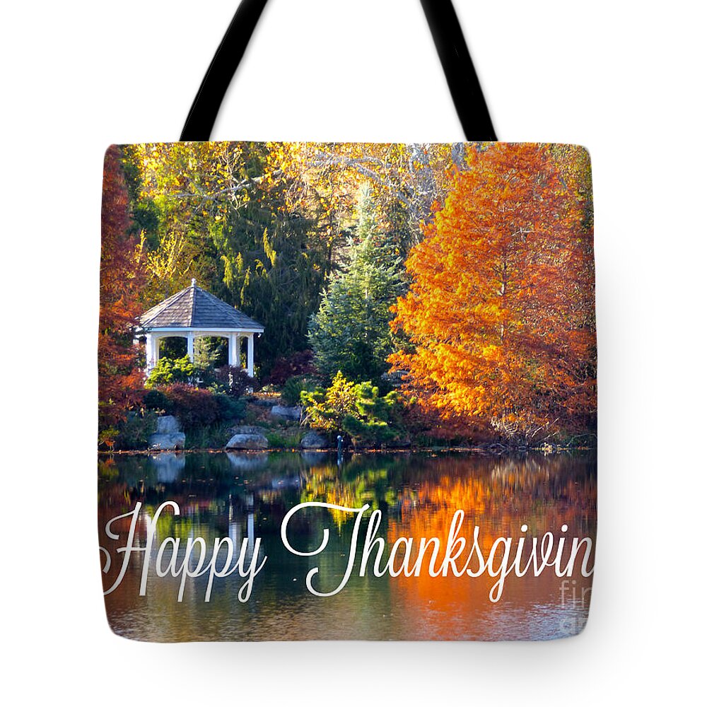 Thanksgiving Tote Bag featuring the photograph Happy Thanksgiving by Jean Wright